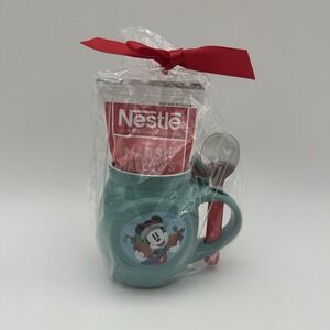 Disney Mug Set Mug Cocoa Mix Spoon Gift Set Christmas Mickey Mouse Hot Chocolate